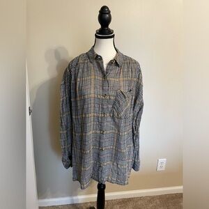 Free People Plaid Shirt